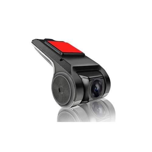 BANMW Auto Radio Armaturenbrett-Kamera Full HD 1080P Auto Videorecorder Nachtsicht ADAS USB Auto Videorecorder für Android Mediaplayer (Single Cam 1080P, von BANMW