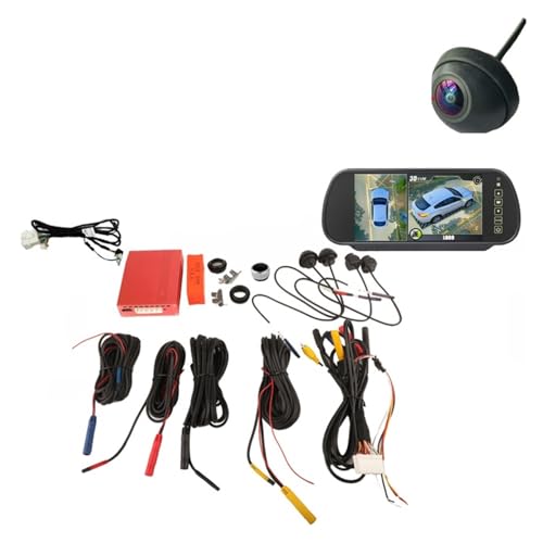 BANMW T5 3D 360 PRO AHD-Kamera-Surround-View-System DVR-Fahren mit Vogelperspektive-Panoramasystem Nanobeschichtung Antibeschlag- und regenfest(3D Dynamic Monitor) von BANMW
