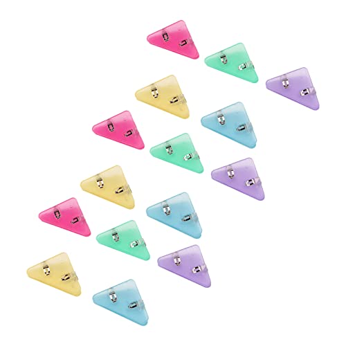15pcs Dreieckige Papierclips, Farbige Papierklammern Kleine Organisationsclips für Dokument Fotos Tickets Ecke, Einfach zu Bedienen, Großer Winkel, Einfaches Lesen, Breite Anwendung, Machen 15pcs Dreieckige Papierclips, Farbige Papierklammern Kleine Organisationsclips für Dokument Fotos Tickets Ecke, Einfach zu Bedienen, Großer Winkel, Einfaches Lesen, Breite Anwendung, Machen von BAOFUYA