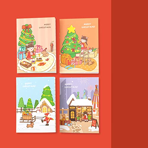 4PCS Cute Notepads Journal Diary Memo -Planer mit 32 Seiten, Hergestellt aus Premium -Papierqualität, Sicher für und Erwachsene, Abwechslungsreiche Stile, Langlebige Konstruktion, Ideal für (Termin 4PCS Cute Notepads Journal Diary Memo -Planer mit 32 Seiten, Hergestellt aus Premium -Papierqualität, Sicher für und Erwachsene, Abwechslungsreiche Stile, Langlebige Konstruktion, Ideal für (Termin von BAOFUYA