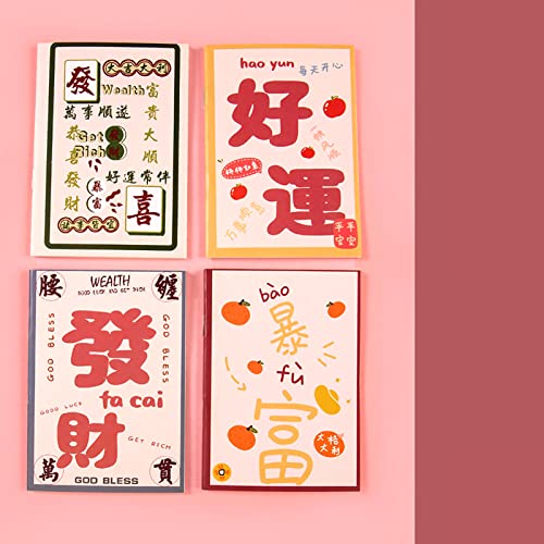 4PCS Cute Notepads Journal Diary Memo -Planer mit 32 Seiten, Hergestellt aus Premium -Papierqualität, Sicher für und Erwachsene, Abwechslungsreiche Stile, Langlebige Konstruktion, Ideal für (Viel 4PCS Cute Notepads Journal Diary Memo -Planer mit 32 Seiten, Hergestellt aus Premium -Papierqualität, Sicher für und Erwachsene, Abwechslungsreiche Stile, Langlebige Konstruktion, Ideal für (Viel von BAOFUYA