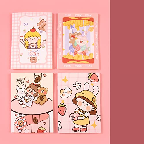 4PCS Cute Notepads Journal Diary Memo -Planer mit 32 Seiten, Hergestellt aus Premium -Papierqualität, Sicher für und Erwachsene, Abwechslungsreiche Stile, Langlebige Konstruktion, Ideal für (Vital 4PCS Cute Notepads Journal Diary Memo -Planer mit 32 Seiten, Hergestellt aus Premium -Papierqualität, Sicher für und Erwachsene, Abwechslungsreiche Stile, Langlebige Konstruktion, Ideal für (Vital von BAOFUYA