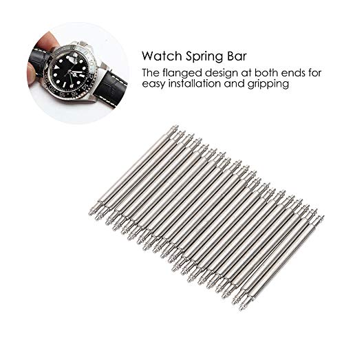 BAOFUYA 20pcs Precision Watch Spring Bars, Wesentliches Werkzeug mit Herausragender Präzision, überlegene Stabilität für die Reparatur von Uhrenband und Stabilität (1,8 * 22) von BAOFUYA