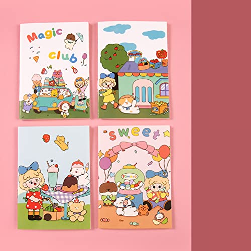 BAOFUYA 4PCS Cute Notepads Journal Diary Memo -Planer mit 32 Seiten, Hergestellt aus Premium -Papierqualität, Sicher für und Erwachsene, Abwechslungsreiche Stile, Langlebige Konstruktion, Ideal für BAOFUYA 4PCS Cute Notepads Journal Diary Memo -Planer mit 32 Seiten, Hergestellt aus Premium -Papierqualität, Sicher für und Erwachsene, Abwechslungsreiche Stile, Langlebige Konstruktion, Ideal für von BAOFUYA