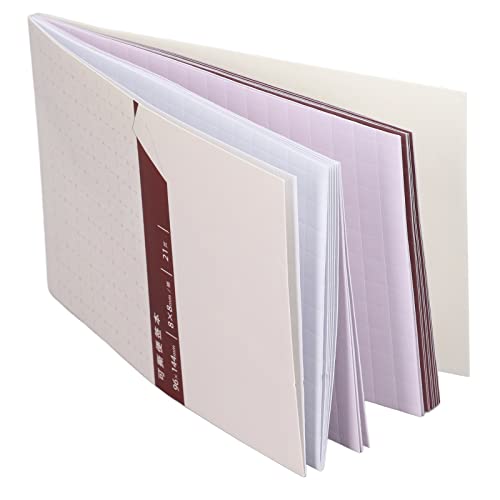 BAOFUYA 8 -mm -Abstandsgradienten in den Seiten Notizblock, Abnehmbares Klebstoffpapier für Schreiben, Lernen, Büro, Erfüllen Sie Ihre Schreibbedürfnisse (Burgund (Bestellung Hinweis: Pink)) von BAOFUYA