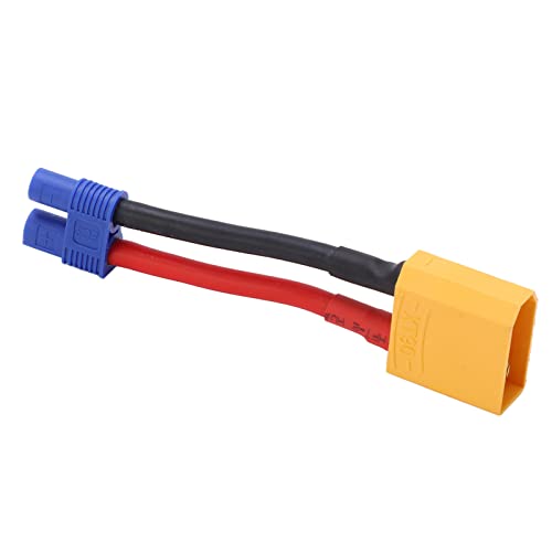 BAOFUYA Weiches Silikonkabel, Wiederverwendbare Stecker Enden, Sicherheitsschale Männlich Männlich zu EC3 -Kabel 12AWG 94 Mm für RC -Automodellspielzeug, Geeignet für RC Auto, Flugzeugmodell BAOFUYA Weiches Silikonkabel, Wiederverwendbare Stecker Enden, Sicherheitsschale Männlich Männlich zu EC3 -Kabel 12AWG 94 Mm für RC -Automodellspielzeug, Geeignet für RC Auto, Flugzeugmodell von BAOFUYA
