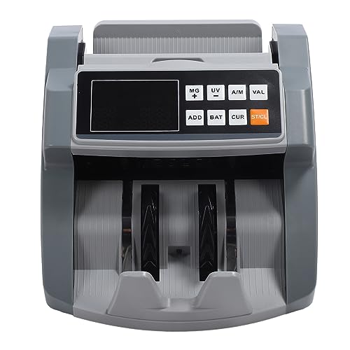 Banknotenzähler, Breite Kompatibilität, Schnelle und Einfache Bedienung, Geldzähler MG UG IR AC 100–240 V (EU-Stecker) von BAOFUYA