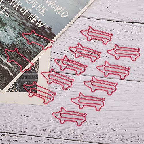 Entzückende Premium Little Pig Design -Design -Papierklamme, 12pcs/Set, Einfache Dateiorganisation, Ideal für die Verwendung von Heim und Büro, mit Kunststoff mit Haustieren, Kunststoff Entzückende Premium Little Pig Design -Design -Papierklamme, 12pcs/Set, Einfache Dateiorganisation, Ideal für die Verwendung von Heim und Büro, mit Kunststoff mit Haustieren, Kunststoff von BAOFUYA