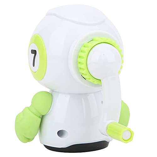 Manuelles Bleistiftschärfer, Roboterform -Bleistiftschärfer mit Hoher Qualität, Niedrigem Geräusch, Einfach zu Bedienen für Schüler, Klassenzimmerfreundlich, Grün von BAOFUYA