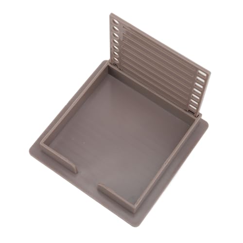 Organisieren Sie mit Leichtigkeit, Self Stick Note Holder, Verbesserung der Klarheit, Hochkompatibilität Sticky Note Box, Aussagekräftig (BROWN) von BAOFUYA