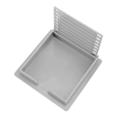 Organisieren Sie mit Leichtigkeit, Self Stick Note Holder, Verbesserung der Klarheit, Hochkompatibilität Sticky Note Box, Aussagekräftig (GREY) von BAOFUYA