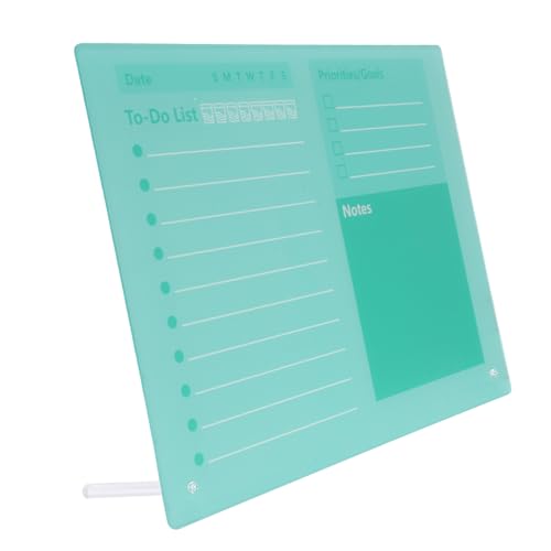 Trockener Erase -Planer -Board, Desktop -Kalender Ausreichend Schreibraumsicherheit und Lang Anhaltende Acrylplan -Karte für Bürozubehör für Bürozubehör (40 * 30 cm) von BAOFUYA