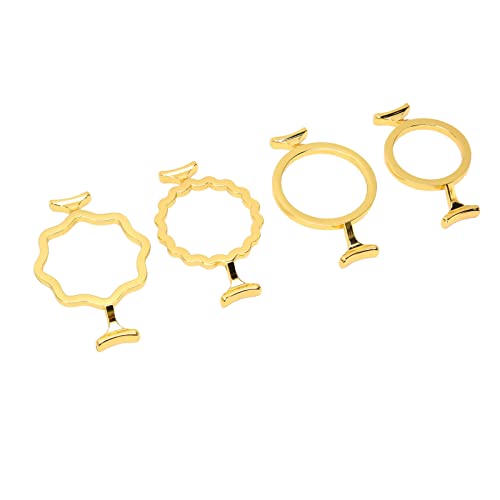 Zink -Legierungswachs -Siegelset, Robust und Einfach zu Bedienen mit 4 Einzigartigen Designs, Ideal für Geschenke, Einladungen und Besondere Anlässe von BAOFUYA