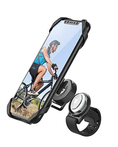 BAONUOR Universal Handyhalterung für Apple Airtag, 360° drehbar, für Smartphones 4,5-7,0 Zoll, kompatibel mit Fahrrad, Motorrad, E-Scooter, E-Bike, Find My-Netzwerk von Apple BAONUOR Universal Handyhalterung für Apple Airtag, 360° drehbar, für Smartphones 4,5-7,0 Zoll, kompatibel mit Fahrrad, Motorrad, E-Scooter, E-Bike, Find My-Netzwerk von Apple von BAONUOR