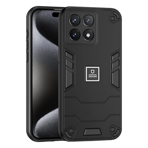 BAOPENB Stoßfester Schutz in Militärqualität Kompatibel mit Xiaomi Poco(Black) von BAOPENB