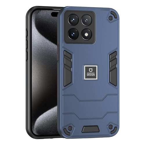 BAOPENB Stoßfester Schutz in Militärqualität Kompatibel mit Xiaomi Poco(Blue) von BAOPENB