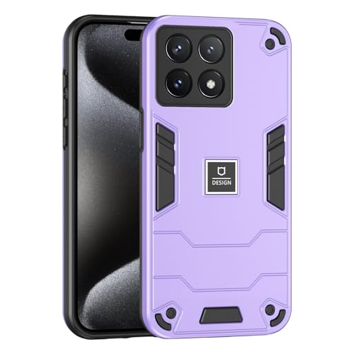 BAOPENB Stoßfester Schutz in Militärqualität Kompatibel mit Xiaomi Poco(Purple) von BAOPENB