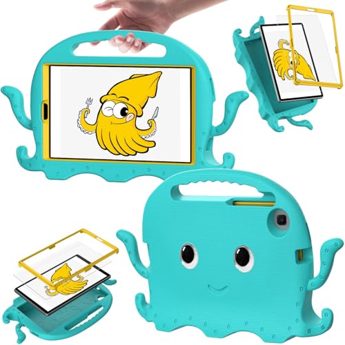 Multi-Viewing Stand Folio Case Cover Kompatibel mit Samsung Galaxy Tab A 8,0 Zoll 2019 Hülle SM-T290, SM-T295 Hülle, leichte stoßfeste Kinderhülle, Anti-Rutsch-Ecken Tablet-Hülle mit Schultergurt Comp Multi-Viewing Stand Folio Case Cover Kompatibel mit Samsung Galaxy Tab A 8,0 Zoll 2019 Hülle SM-T290, SM-T295 Hülle, leichte stoßfeste Kinderhülle, Anti-Rutsch-Ecken Tablet-Hülle mit Schultergurt Comp von BAOPENB