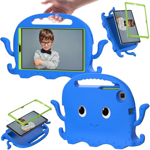 Multi-Viewing Stand Folio Case Cover Kompatibel mit Samsung Galaxy Tab A 8,0 Zoll 2019 Hülle SM-T290, SM-T295 Hülle, leichte stoßfeste Kinderhülle, Anti-Rutsch-Ecken Tablet-Hülle mit Schultergurt Comp Multi-Viewing Stand Folio Case Cover Kompatibel mit Samsung Galaxy Tab A 8,0 Zoll 2019 Hülle SM-T290, SM-T295 Hülle, leichte stoßfeste Kinderhülle, Anti-Rutsch-Ecken Tablet-Hülle mit Schultergurt Comp von BAOPENB