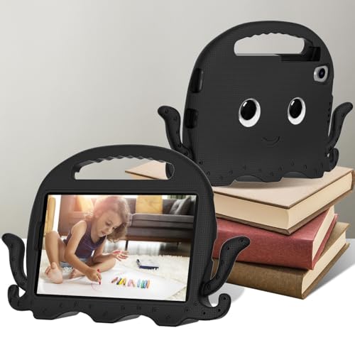 Multi-Viewing Stand Folio Case Cover Kompatibel mit Samsung Galaxy Tab A 8,4 Zoll 2020/ SM-T307 Hülle, leichte, stoßfeste Kinderhülle, Anti-Rutsch-Ecken, Tablet-Hülle mit Schultergurt Compatible with von BAOPENB