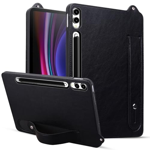 Multi-Viewing Stand Folio Case Cover Kompatibel mit Samsung Galaxy Tab S10 Ultra /S9 Ultra /S8 Ultra 14,6 Zoll 2024 SM-X920/X926B/X910/X900, stoßfest, mit Ständer, Handschlaufe, Tablet-Hülle aus Leder Multi-Viewing Stand Folio Case Cover Kompatibel mit Samsung Galaxy Tab S10 Ultra /S9 Ultra /S8 Ultra 14,6 Zoll 2024 SM-X920/X926B/X910/X900, stoßfest, mit Ständer, Handschlaufe, Tablet-Hülle aus Leder von BAOPENB