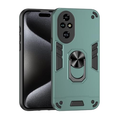 Stoßfester Schutz in Militärqualität Kompatibel mit Honor 200 Pro Handyhülle mit Ständer und stoßfestem, sturzsicherem Schutz in Militärqualität, robuste Schutzhülle aus PC, matte Struktur, robuste Bu Stoßfester Schutz in Militärqualität Kompatibel mit Honor 200 Pro Handyhülle mit Ständer und stoßfestem, sturzsicherem Schutz in Militärqualität, robuste Schutzhülle aus PC, matte Struktur, robuste Bu von BAOPENB