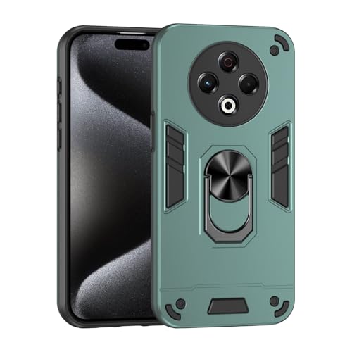 Stoßfester Schutz in Militärqualität Kompatibel mit Tecno Spark 30 Handyhülle mit Ständer und stoßfestem, sturzsicherem Schutz in Militärqualität, robuste Schutzhülle aus PC, matte Struktur, robuste B von BAOPENB