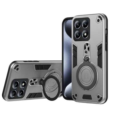Stoßfester Schutz in Militärqualität Kompatibel mit Xiaomi 14T Pro Hülle, stoßfest, magnetischer Ständer, harte Abdeckung, stoßfest, staubdicht, sturzsicher, Schutzhülle in Militärqualität, kompatibel Stoßfester Schutz in Militärqualität Kompatibel mit Xiaomi 14T Pro Hülle, stoßfest, magnetischer Ständer, harte Abdeckung, stoßfest, staubdicht, sturzsicher, Schutzhülle in Militärqualität, kompatibel von BAOPENB