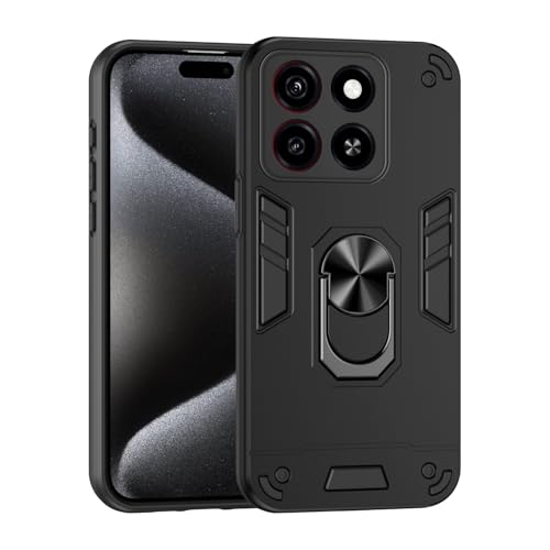 Stoßfester Schutz in Militärqualität Kompatibel mit ZTE Blade A55 Handyhülle mit Ständer und stoßfestem, sturzsicherem Schutz in Militärqualität, robuste Schutzhülle aus PC, matte Struktur, robuste Bu Stoßfester Schutz in Militärqualität Kompatibel mit ZTE Blade A55 Handyhülle mit Ständer und stoßfestem, sturzsicherem Schutz in Militärqualität, robuste Schutzhülle aus PC, matte Struktur, robuste Bu von BAOPENB