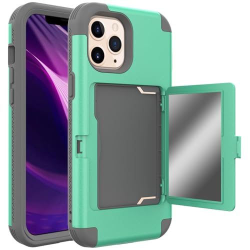 Stoßfester Schutz in Militärqualität Kompatibel mit iPhone 12 Pro Max Wallet Case mit Kartenhalter, Kickstand Card Slots Case, Heavy Duty Protective Dual Layer Shock Cover Hidden Card Slot Slim Wallet Stoßfester Schutz in Militärqualität Kompatibel mit iPhone 12 Pro Max Wallet Case mit Kartenhalter, Kickstand Card Slots Case, Heavy Duty Protective Dual Layer Shock Cover Hidden Card Slot Slim Wallet von BAOPENB