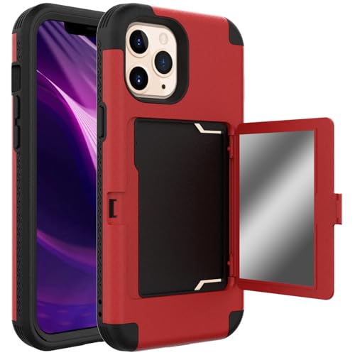 Stoßfester Schutz in Militärqualität Kompatibel mit iPhone 12 Pro Max Wallet Case mit Kartenhalter, Kickstand Card Slots Case, Heavy Duty Protective Dual Layer Shock Cover Hidden Card Slot Slim Wallet Stoßfester Schutz in Militärqualität Kompatibel mit iPhone 12 Pro Max Wallet Case mit Kartenhalter, Kickstand Card Slots Case, Heavy Duty Protective Dual Layer Shock Cover Hidden Card Slot Slim Wallet von BAOPENB