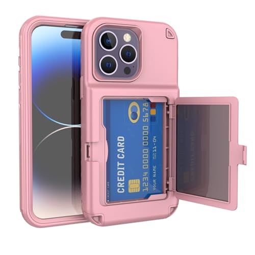 Stoßfester Schutz in Militärqualität Kompatibel mit iPhone 15 Pro Wallet Case mit Kartenhalter, Kickstand Card Slots Case, Heavy Duty Protective Dual Layer Shock Cover Hidden Card Slot Slim Wallet Cas Stoßfester Schutz in Militärqualität Kompatibel mit iPhone 15 Pro Wallet Case mit Kartenhalter, Kickstand Card Slots Case, Heavy Duty Protective Dual Layer Shock Cover Hidden Card Slot Slim Wallet Cas von BAOPENB