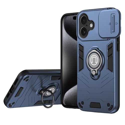 Stoßfester Schutz in Militärqualität Kompatibel mit iPhone 16 Hülle mit Ständer und verschiebbarer Kameraabdeckung, stoßfeste Hülle in Militärqualität, robuste Schutzhülle, kompatibel mit iPhone 16 Ph Stoßfester Schutz in Militärqualität Kompatibel mit iPhone 16 Hülle mit Ständer und verschiebbarer Kameraabdeckung, stoßfeste Hülle in Militärqualität, robuste Schutzhülle, kompatibel mit iPhone 16 Ph von BAOPENB