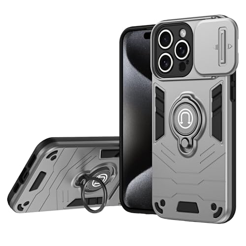 Stoßfester Schutz in Militärqualität Kompatibel mit iPhone 16 Pro Max Hülle mit Ständer und verschiebbarer Kameraabdeckung, stoßfeste Hülle in Militärqualität, robuste Schutzhülle, kompatibel mit iPho Stoßfester Schutz in Militärqualität Kompatibel mit iPhone 16 Pro Max Hülle mit Ständer und verschiebbarer Kameraabdeckung, stoßfeste Hülle in Militärqualität, robuste Schutzhülle, kompatibel mit iPho von BAOPENB