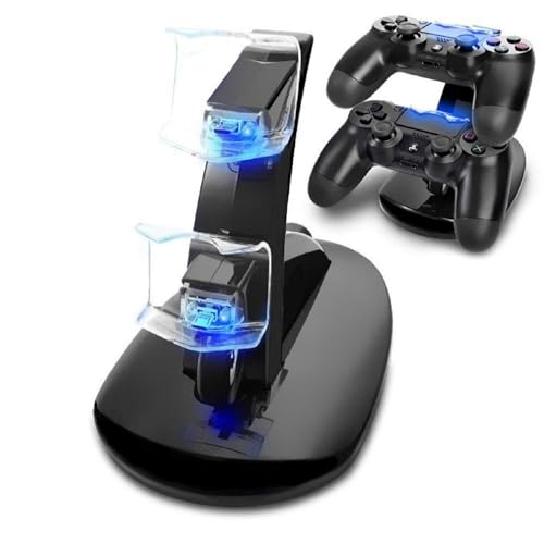 BARAC Ladegerät für PS4 Controller, Ladestation mit PS4 Controller Schnellladung mit LED-Anzeige, Sony Playstation 4/PS4/Pro/Slim Controller von BARAC