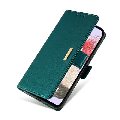 BARALARIQIU Hülle für Infinix Note 50 Pro 4G mit Kartenfach und Handschlaufe Leder Klapphülle,Standfunktion Magnet Stoßfest Handyhülle für Infinix Note 50 Pro 4G 6,78 Zoll,Grün von BARALARIQIU