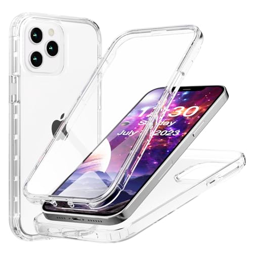 BARALARIQIU Hülle für iPhone 11 Pro Stoßsicher Transparent Harter PC+TPU Weiches 360 Grad Handyhülle Fullbody Schutzhülle Cover BARALARIQIU Hülle für iPhone 11 Pro Stoßsicher Transparent Harter PC+TPU Weiches 360 Grad Handyhülle Fullbody Schutzhülle Cover von BARALARIQIU