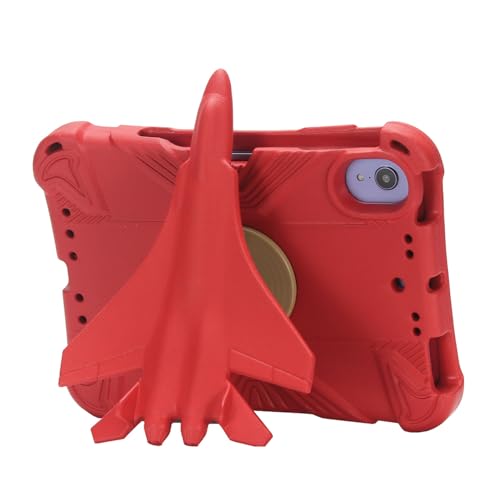 BARALARIQIU Kinder Hülle für iPad Mini 6 2021/iPad Mini 7 2024 8.3 inch Zoll 2023,Leichte Stoßfest iPad Mini 7 Tablet Hülle mit Ständer für iPad Mini 6 2021/iPad Mini 7 2024 Tablet neu-rot BARALARIQIU Kinder Hülle für iPad Mini 6 2021/iPad Mini 7 2024 8.3 inch Zoll 2023,Leichte Stoßfest iPad Mini 7 Tablet Hülle mit Ständer für iPad Mini 6 2021/iPad Mini 7 2024 Tablet neu-rot von BARALARIQIU
