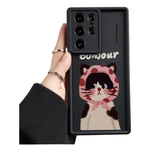 BARALARIQIU Kompatibel mit Samsung A26 5GHülle,süße Ästhetik–langlebige, modische und lustige Handyhülle–mädchenhaftes Katzenmuster,Aufdruck,Cover-Design für Frauen und Mädchen,Schwarz BARALARIQIU Kompatibel mit Samsung A26 5GHülle,süße Ästhetik–langlebige, modische und lustige Handyhülle–mädchenhaftes Katzenmuster,Aufdruck,Cover-Design für Frauen und Mädchen,Schwarz von BARALARIQIU