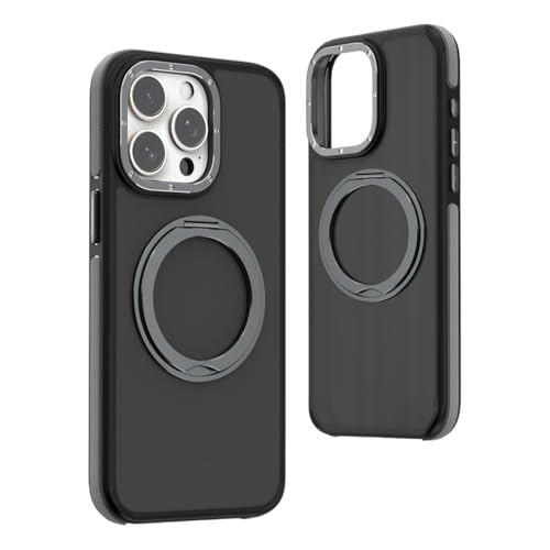 BARALARIQIU Kompatibel mit iPhone 16e Hülle mit 360°drehbarem Ständer, kompatibel mit Mag-Safe,starkem dualem Magnetringhalter, militärischem Fallschutz,stoßfester iPhone Hülle,Schwarz+Grau BARALARIQIU Kompatibel mit iPhone 16e Hülle mit 360°drehbarem Ständer, kompatibel mit Mag-Safe,starkem dualem Magnetringhalter, militärischem Fallschutz,stoßfester iPhone Hülle,Schwarz+Grau von BARALARIQIU