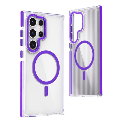 BARALARIQIU Magnetisch Hülle für Samsung A26 5G Hülle Kompatibel mit Mag-Safe,Stoßfest Handyhülle,Schutzhülle Kratzfeste Transparent,Lila BARALARIQIU Magnetisch Hülle für Samsung A26 5G Hülle Kompatibel mit Mag-Safe,Stoßfest Handyhülle,Schutzhülle Kratzfeste Transparent,Lila von BARALARIQIU