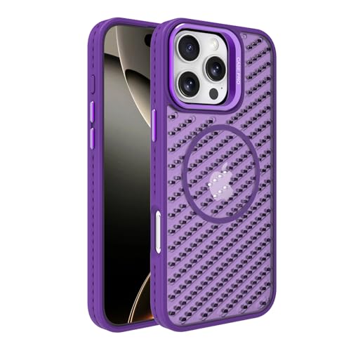 BARALARIQIU Schutzhülle für iPhone 11, Schutz in Militärqualität, Wärmeableitung, rundum stoßfeste Ecken, magnetische Handyhülle für iPhone 11-Lila BARALARIQIU Schutzhülle für iPhone 11, Schutz in Militärqualität, Wärmeableitung, rundum stoßfeste Ecken, magnetische Handyhülle für iPhone 11-Lila von BARALARIQIU