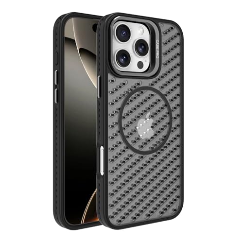 BARALARIQIU Schutzhülle für iPhone 14/iPhone 16e, Schutz in Militärqualität, Wärmeableitung, rundum stoßfeste Ecken, magnetische Handyhülle für iPhone 14/iPhone 16e-Schwarz BARALARIQIU Schutzhülle für iPhone 14/iPhone 16e, Schutz in Militärqualität, Wärmeableitung, rundum stoßfeste Ecken, magnetische Handyhülle für iPhone 14/iPhone 16e-Schwarz von BARALARIQIU