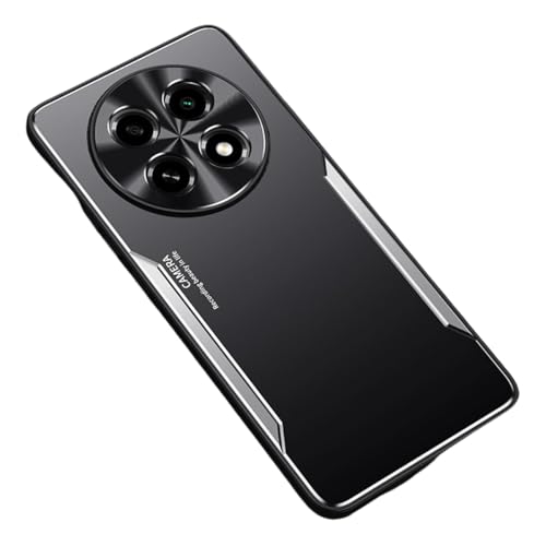 BARALARIQIU Ultra Dünn (0,35mm Slim) Hülle für Op-po- Find X8 Ultra 6,82 Zoll, Kameraobjektivabdeckung, Leicht Matt Finish Hard Minimalistisch Hülle, Unterstützt Kabelloses Laden (Schwarz + Silber) von BARALARIQIU