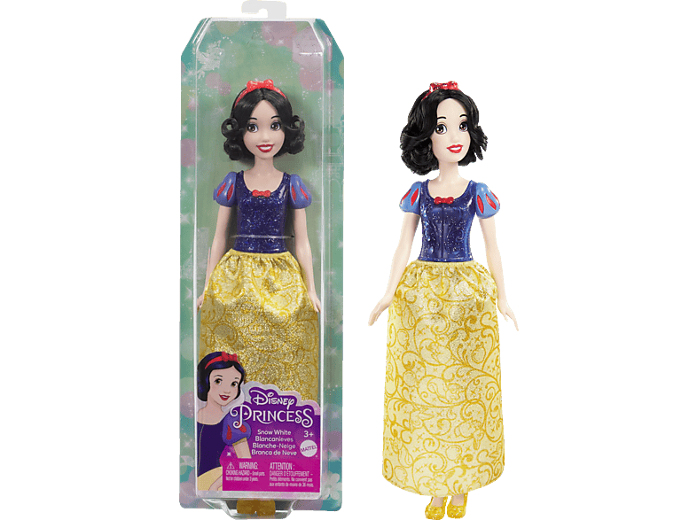BARBIE HLW08 Disney Prinzessin Schneewittchen-Puppe Spielzeugpuppe Mehrfarbig von BARBIE