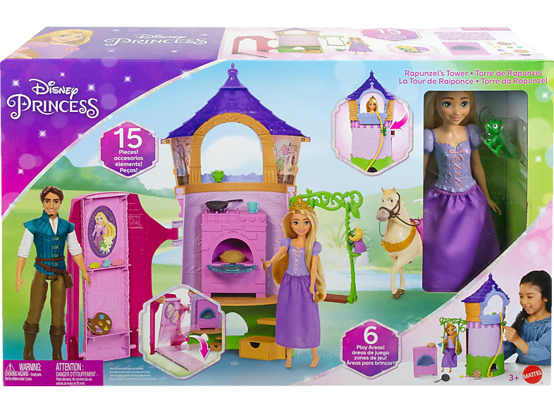 BARBIE HLW30 Disney Prinzessin Rapunzel's Turm Spielset Mehrfarbig BARBIE HLW30 Disney Prinzessin Rapunzel's Turm Spielset Mehrfarbig von BARBIE
