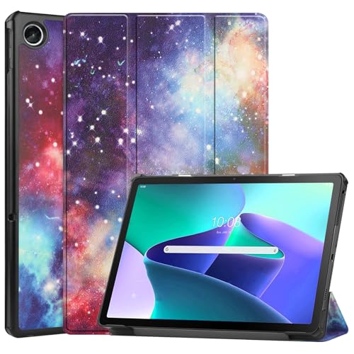 BASEY Hülle für Lenovo Tab M10 Plus 3rd Gen Schutzhülle Hülle - Lenovo Tab M10 Plus 3rd Gen Hartschalen-Hülle Lenovo Tab M10 Plus 3rd Gen Tablethülle Schutz - Galaxy von BASEY