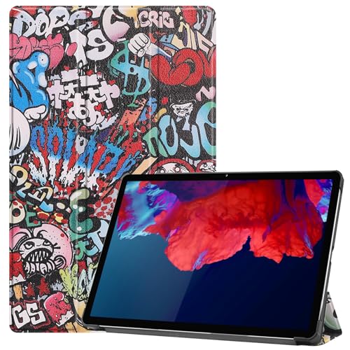 BASEY Hülle für Lenovo Tab P11 Schutzhülle Hülle - Lenovo Tab P11 Hartschalen-Hülle Lenovo Tab P11 Tablethülle Schutz - Graffiti von BASEY