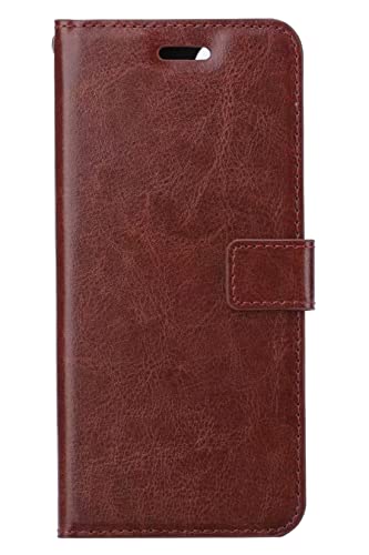 BASEY Hülle für Samsung Galaxy A04s Bookcase Flip Case - Samsung Galaxy A04s Hülle Bookcase - Braun von BASEY