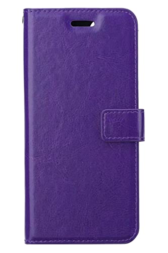 BASEY Hülle für Samsung Galaxy A04s Bookcase Flip Case - Samsung Galaxy A04s Hülle Bookcase - Flieder von BASEY